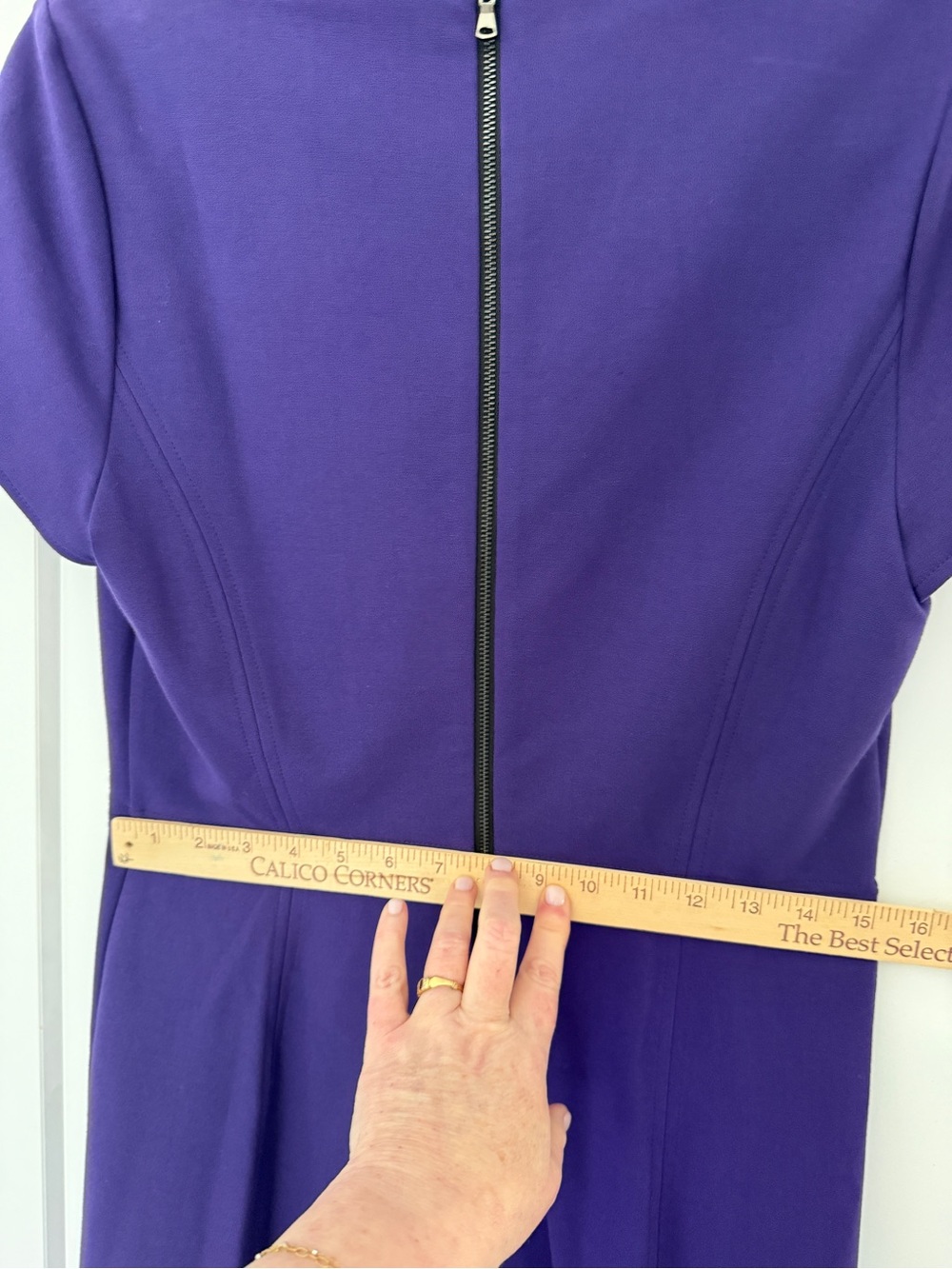 Kobi Halperin Estella Flounce Dress Plum Purple Retail $298 Size 8 NWT Career - Picture 9 of 11